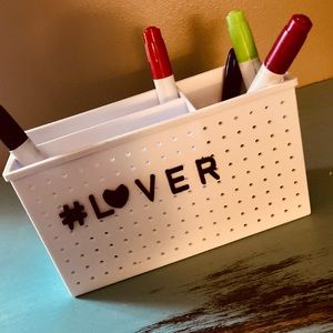 Target Magnetic Pencil Holder and Message Board